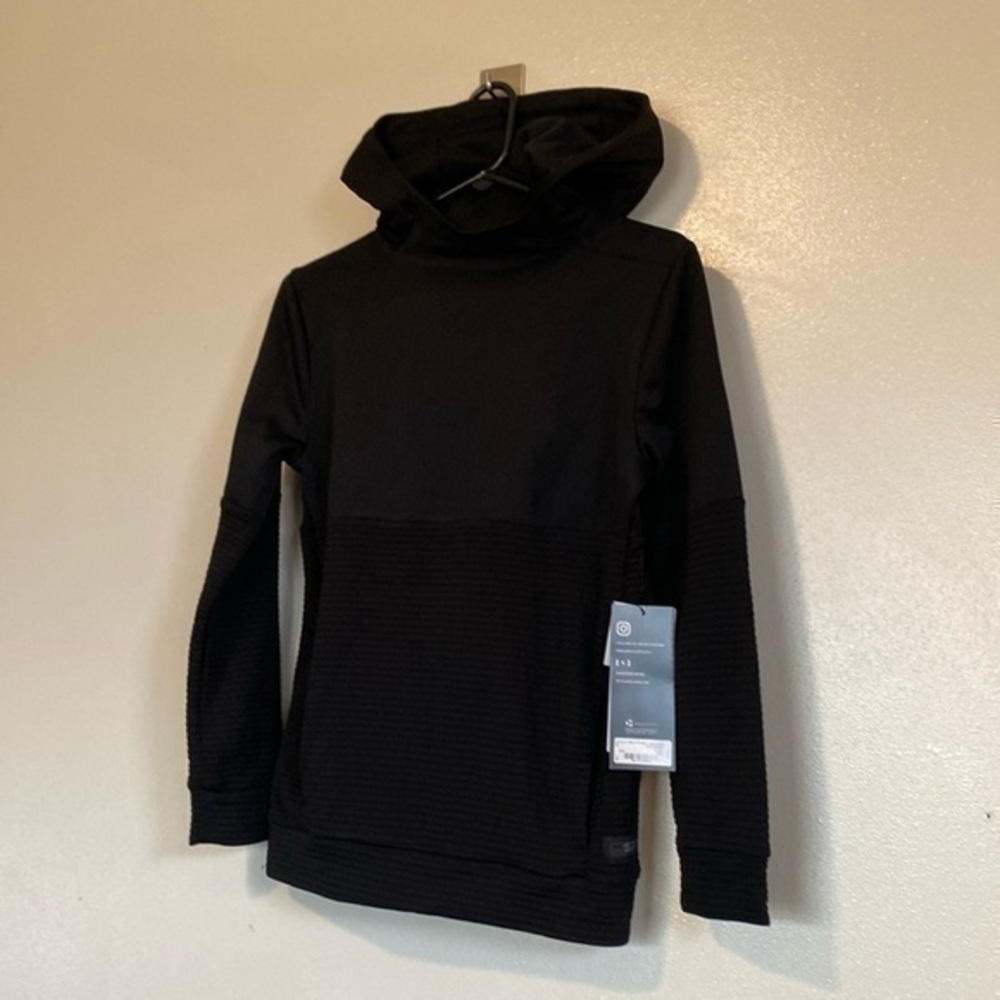 MSX by Michael Strahan black quick dri hoody premium ultra fleece sweatshirt